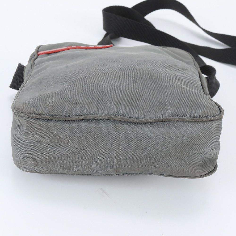 Prada Tessuto Nylon Shoulder Bag Khaki Crossbody Messenger Business — view 5