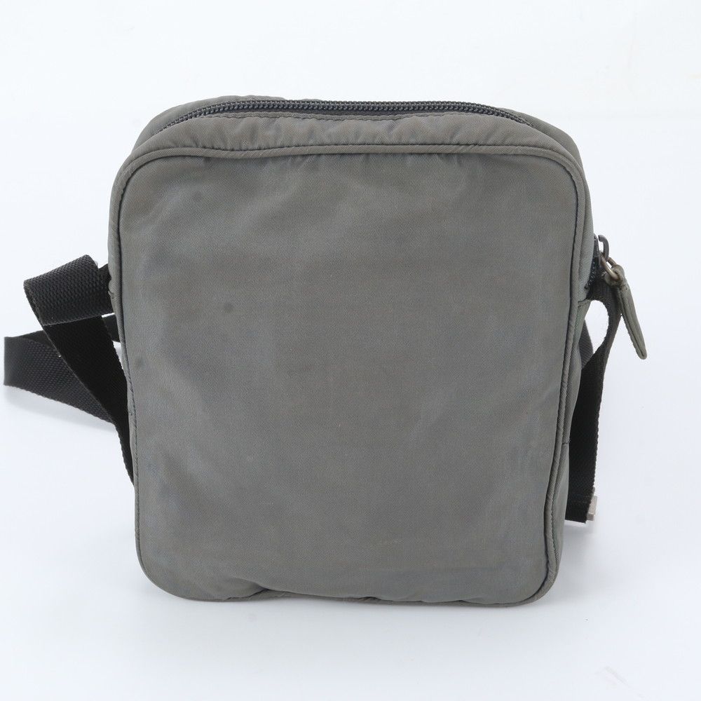 Prada Tessuto Nylon Shoulder Bag Khaki Crossbody Messenger Business — view 3