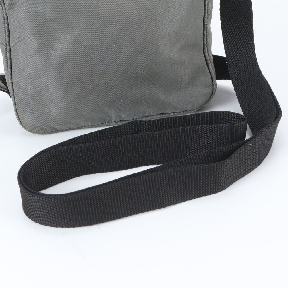 Prada Tessuto Nylon Shoulder Bag Khaki Crossbody Messenger Business — view 2