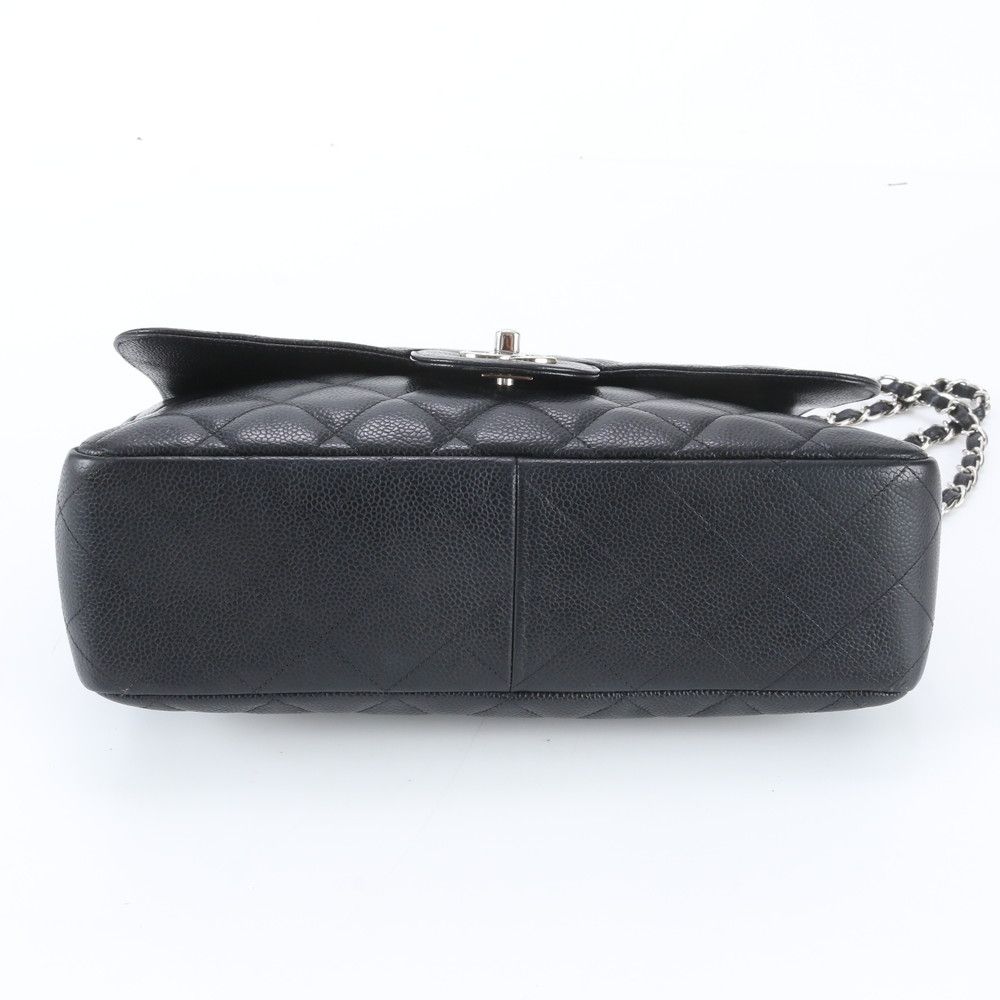 Chanel Big Quilted Caviar Leather 2-Way Shoulder Bag — view 6
