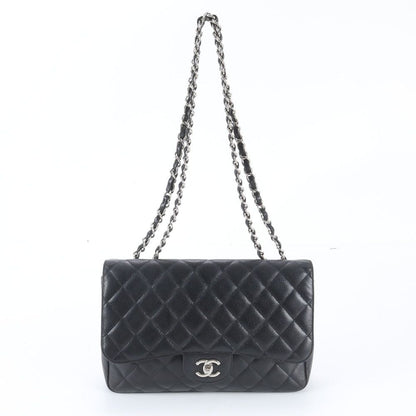 Chanel Big Quilted Caviar Leather 2-Way Shoulder Bag — view 2