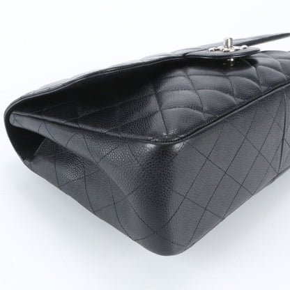 Chanel Big Quilted Caviar Leather 2-Way Shoulder Bag — view 7