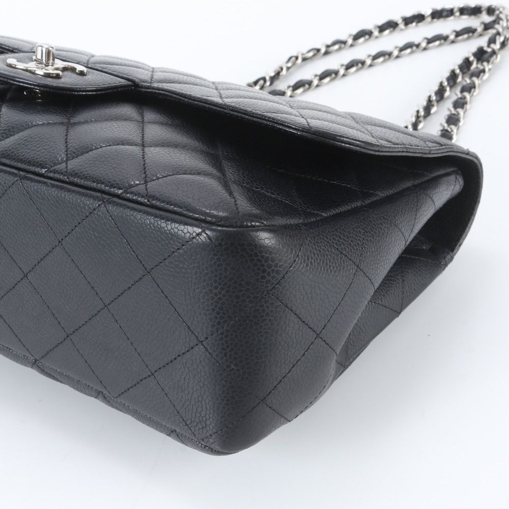 Chanel Big Quilted Caviar Leather 2-Way Shoulder Bag — view 5