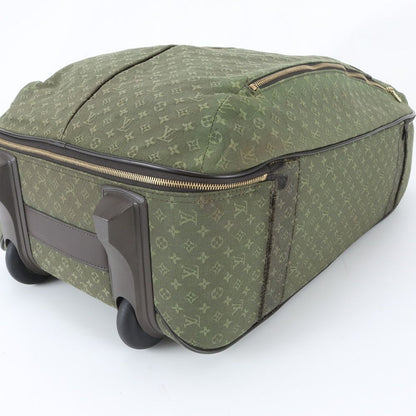 Louis Vuitton Monogram Mini Annette Leather Suitcase Carry Case Bag — view 6