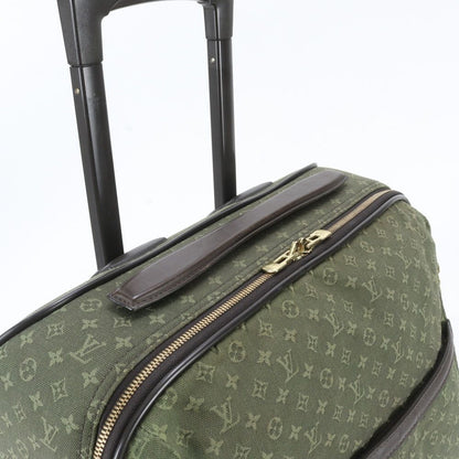 Louis Vuitton Monogram Mini Annette Leather Suitcase Carry Case Bag — view 2