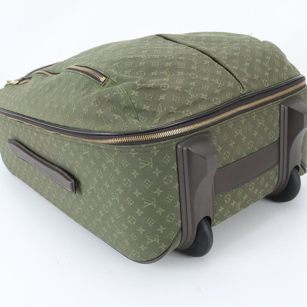 Louis Vuitton Monogram Mini Annette Leather Suitcase Carry Case Bag — view 7