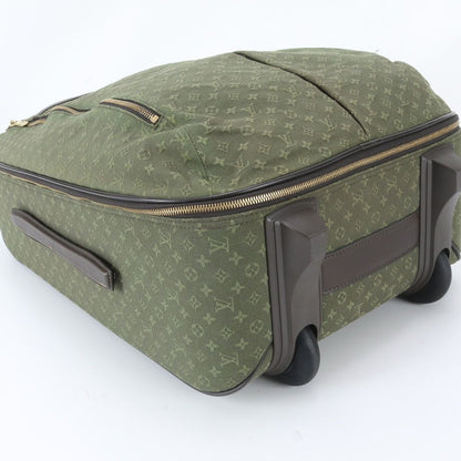 Louis Vuitton Monogram Mini Annette Leather Suitcase Carry Case Bag — view 7