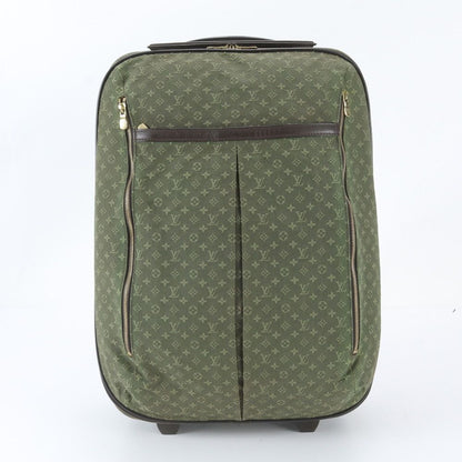 Louis Vuitton Monogram Mini Annette Leather Suitcase Carry Case Bag — view 4