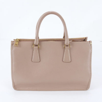 Prada Saffiano Galleria Leather Handbag Tote Pink