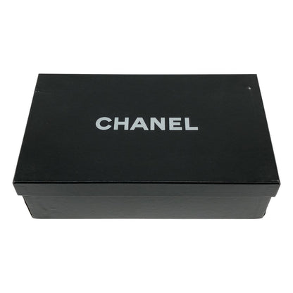 Chanel Ballerina Ballet Shoes White Gray — view 8