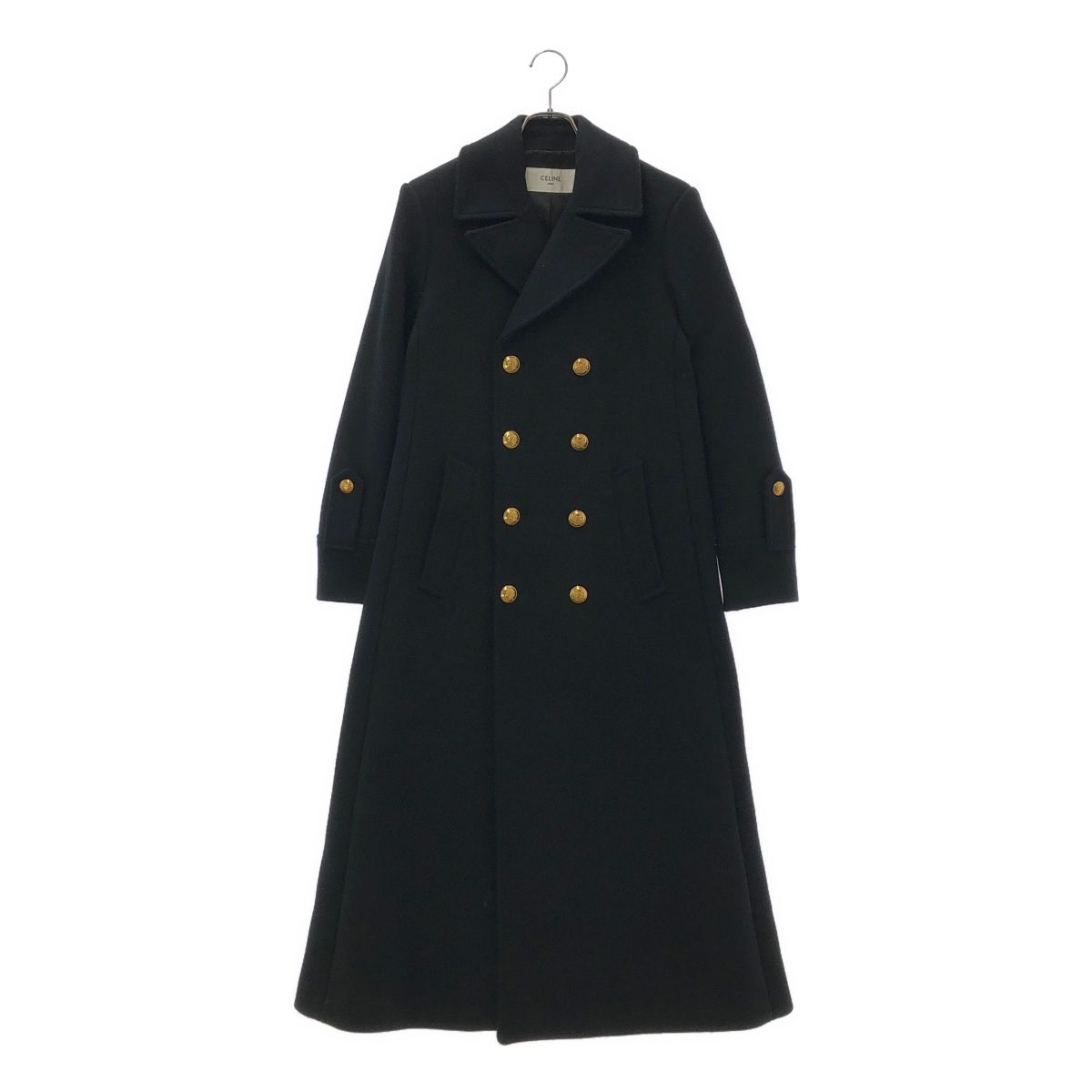 Celine Seventies Pea Coat Black 38