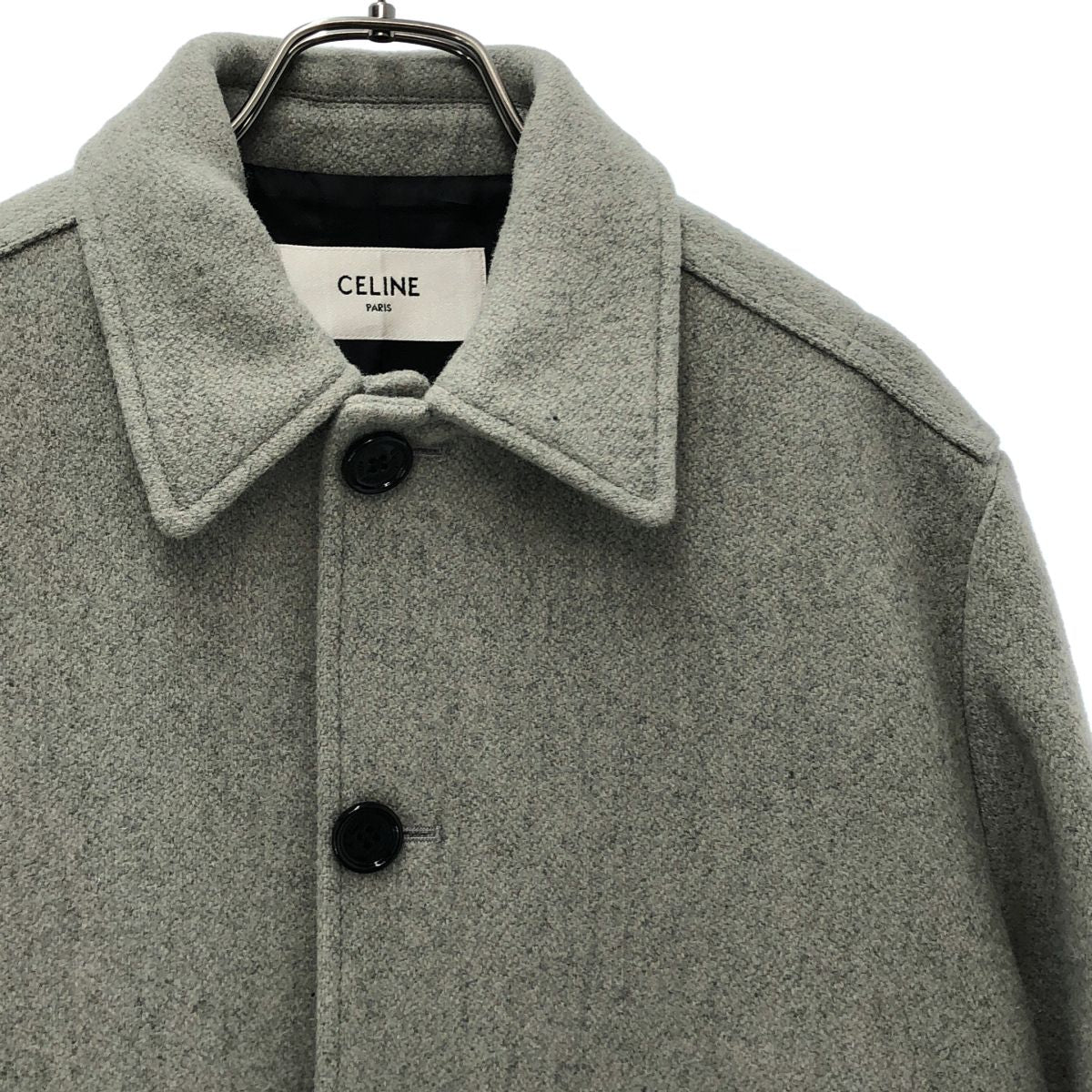 Celine Teddy Jacket Gray 34 — view 2