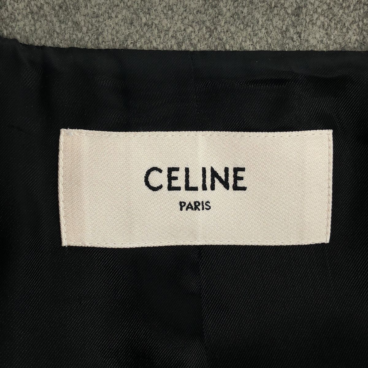 Celine Teddy Jacket Gray 34 — view 6