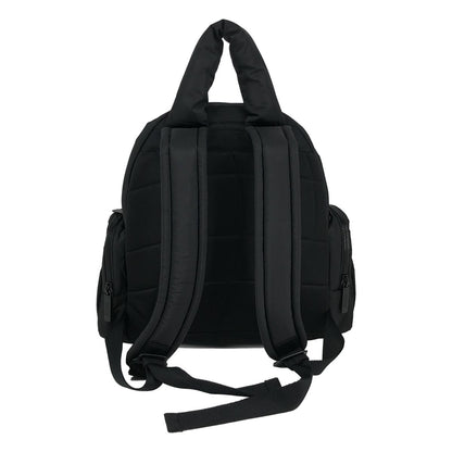 Moncler Adidas Nylon Leather Piping Backpack Black — view 2