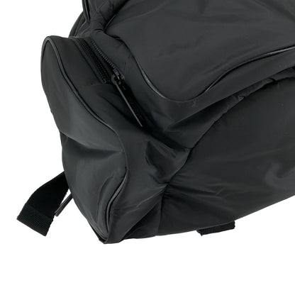 Moncler Adidas Nylon Leather Piping Backpack Black — view 6