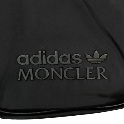 Moncler Adidas Nylon Leather Piping Backpack Black — view 4
