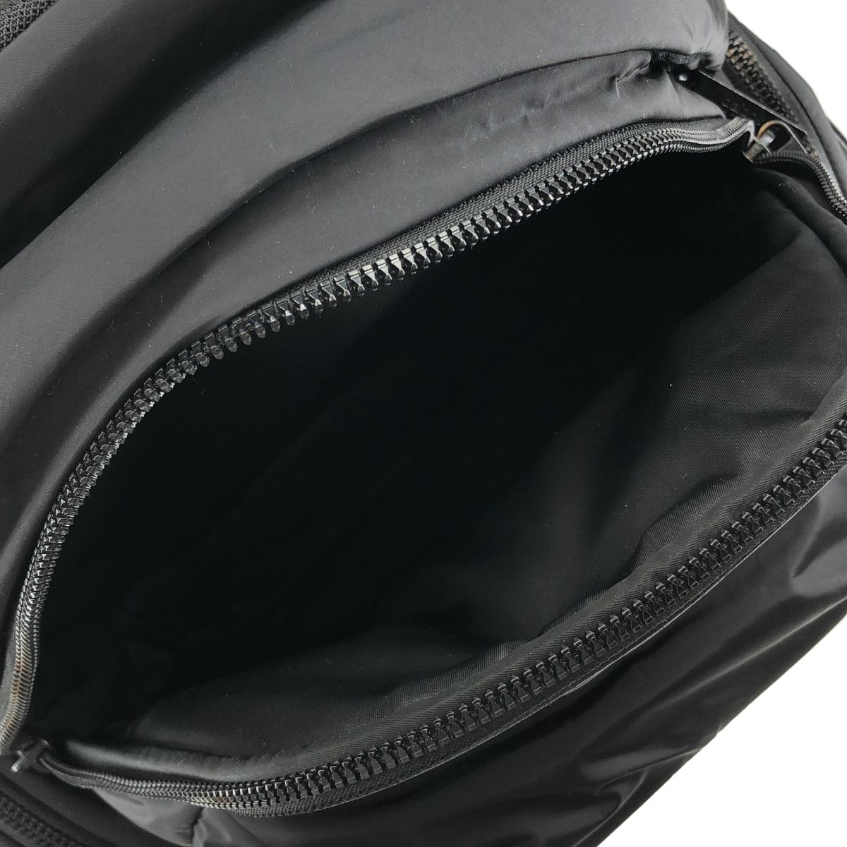 Moncler Adidas Nylon Leather Piping Backpack Black — view 3