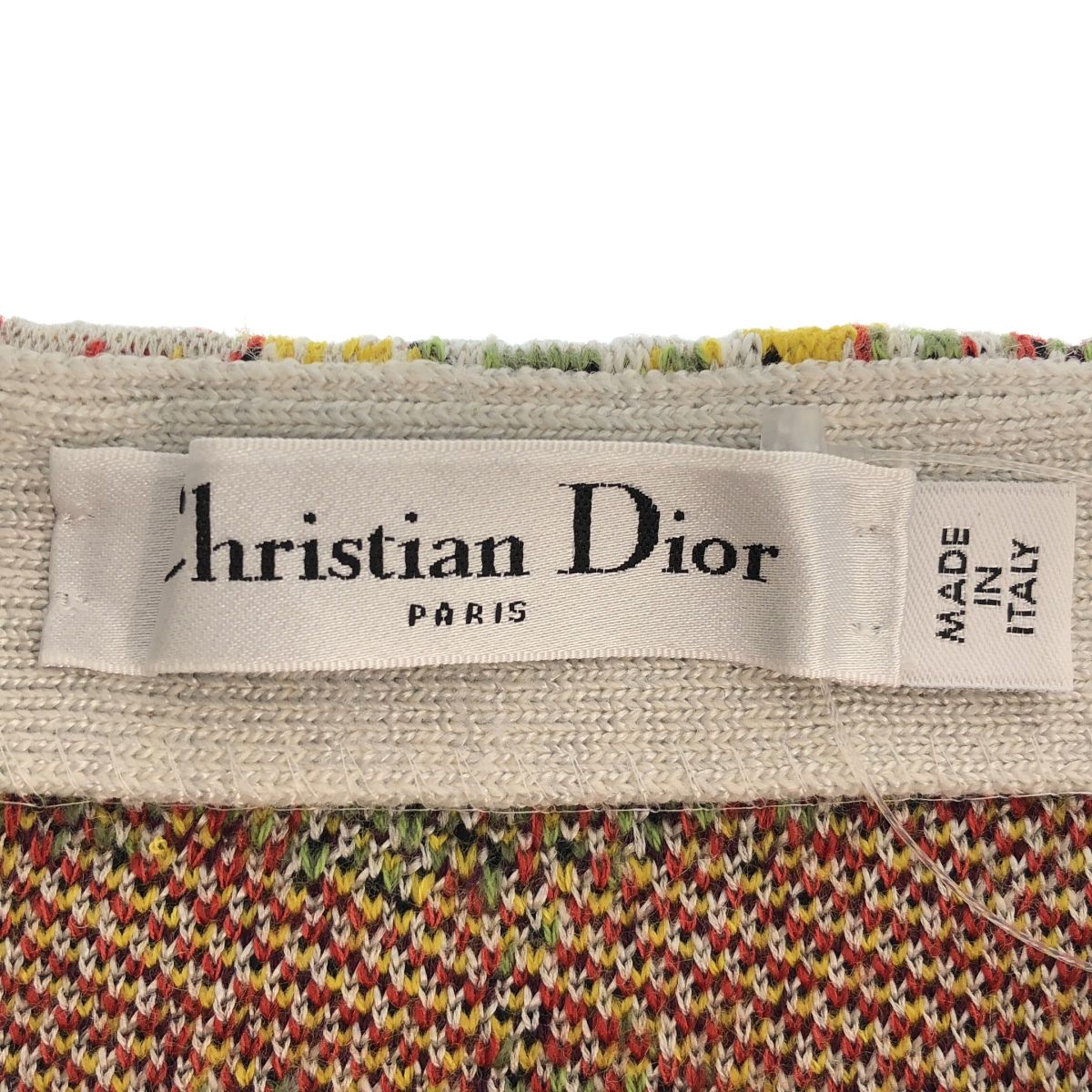 Dior Jacquard Knit Skirt Multicolor 34 — view 5