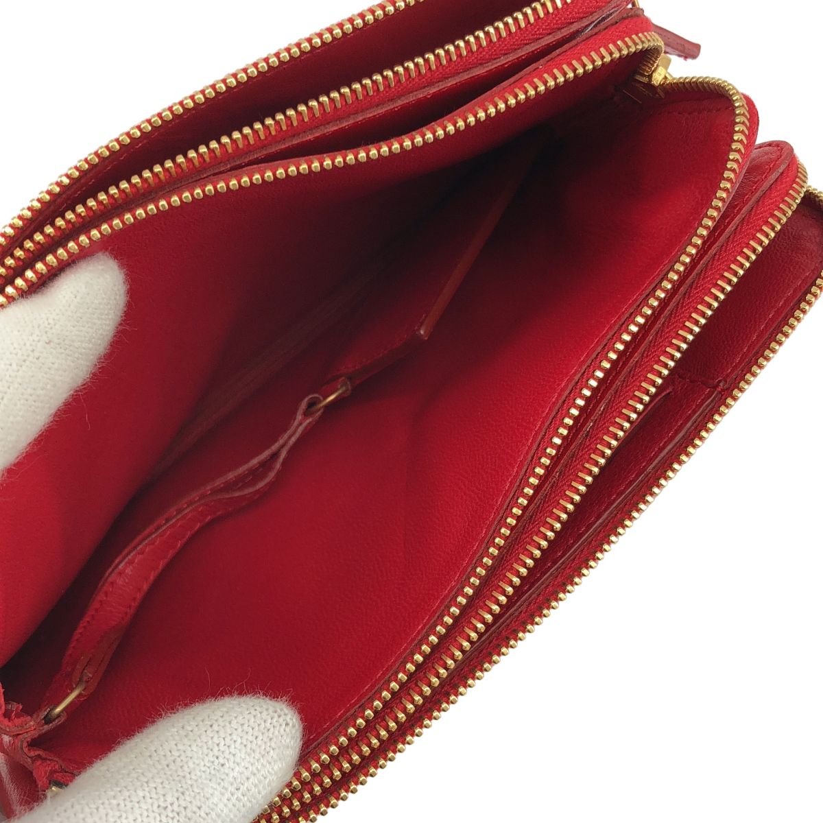 Celine Trio Leather Pouch — view 5