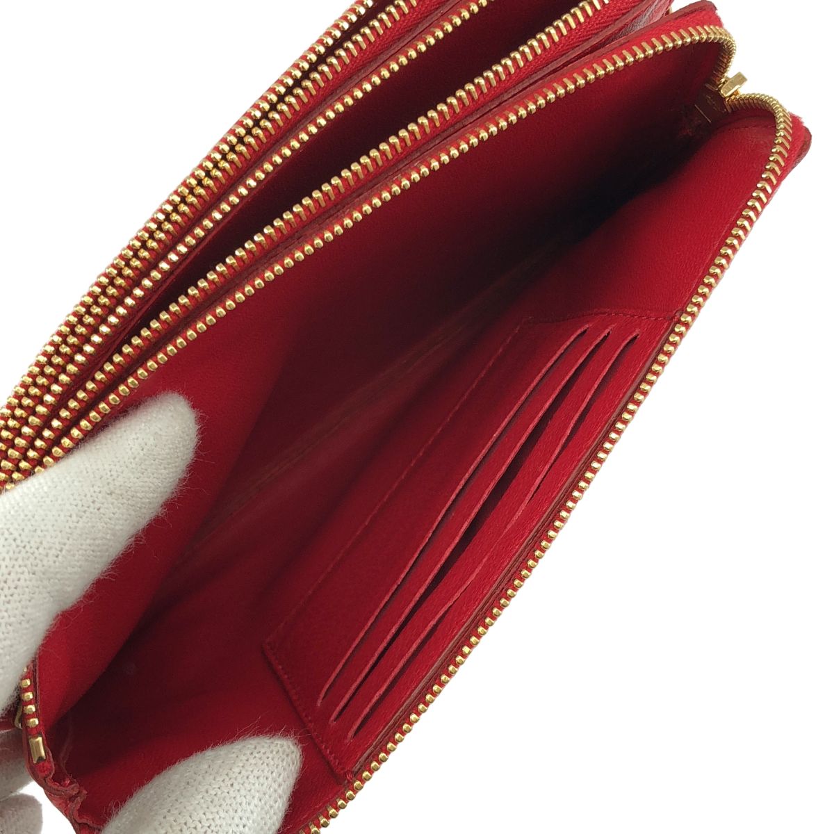 Celine Trio Leather Pouch — view 4