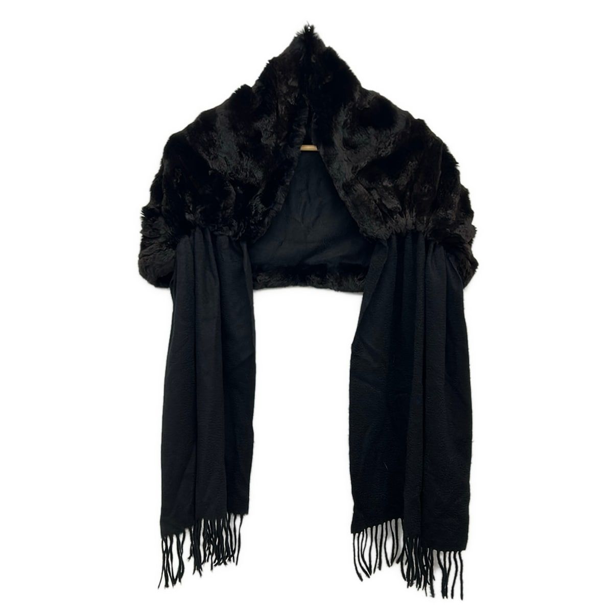 Fendi Shawl Black Cashmere Scarf