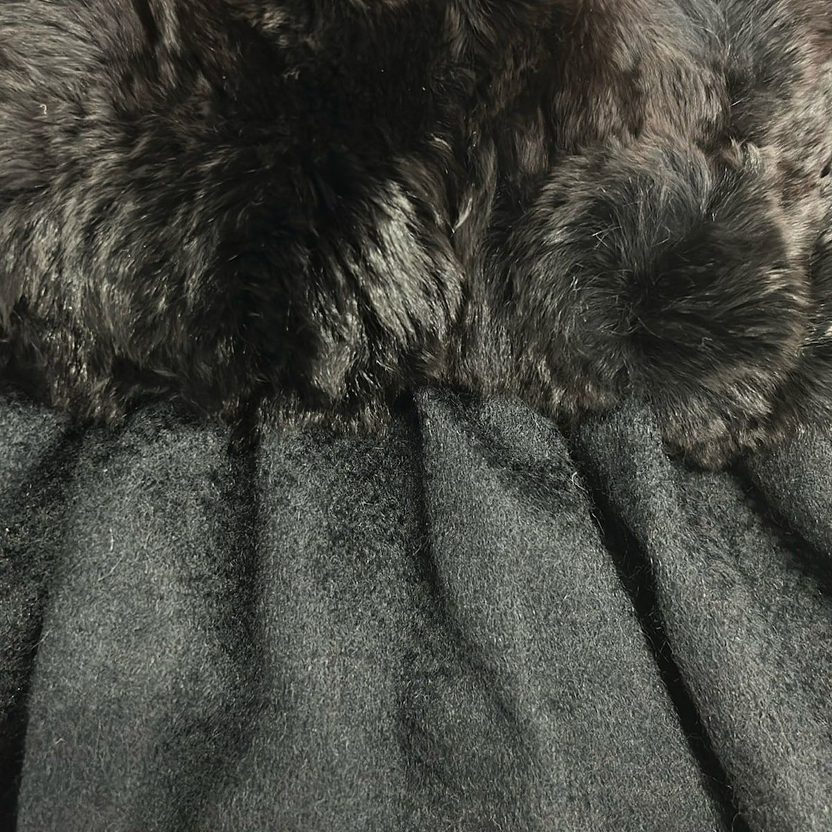Fendi Shawl Black Cashmere Scarf — view 4