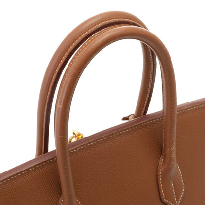 Hermes Birkin 35 Gold Handbag Courchevel — view 5