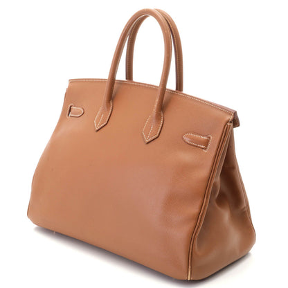 Hermes Birkin 35 Gold Handbag Courchevel — view 2