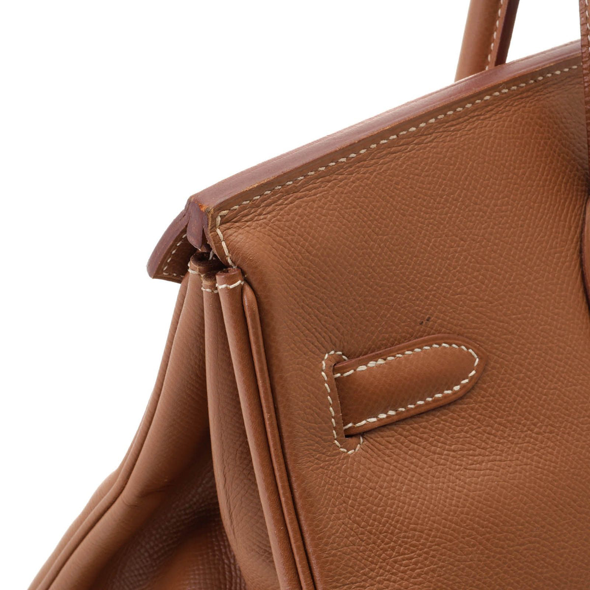 Hermes Birkin 35 Gold Handbag Courchevel — view 7