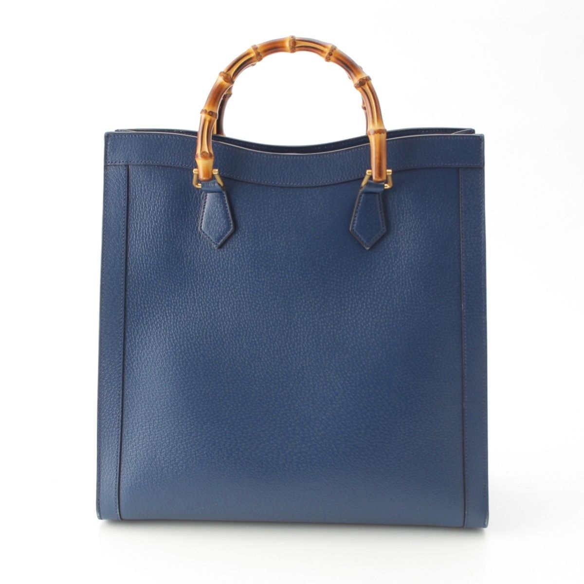 Gucci Diana Bamboo Handle 2-Way Handbag Blue — view 4
