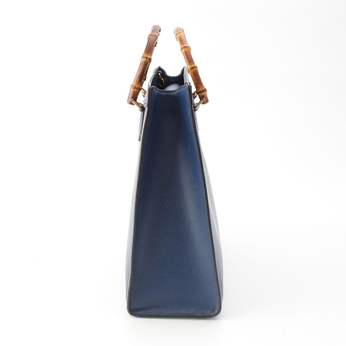 Gucci Diana Bamboo Handle 2-Way Handbag Blue — view 3