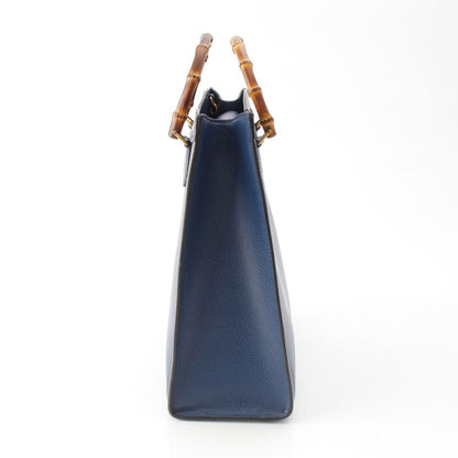Gucci Diana Bamboo Handle 2-Way Handbag Blue — view 3
