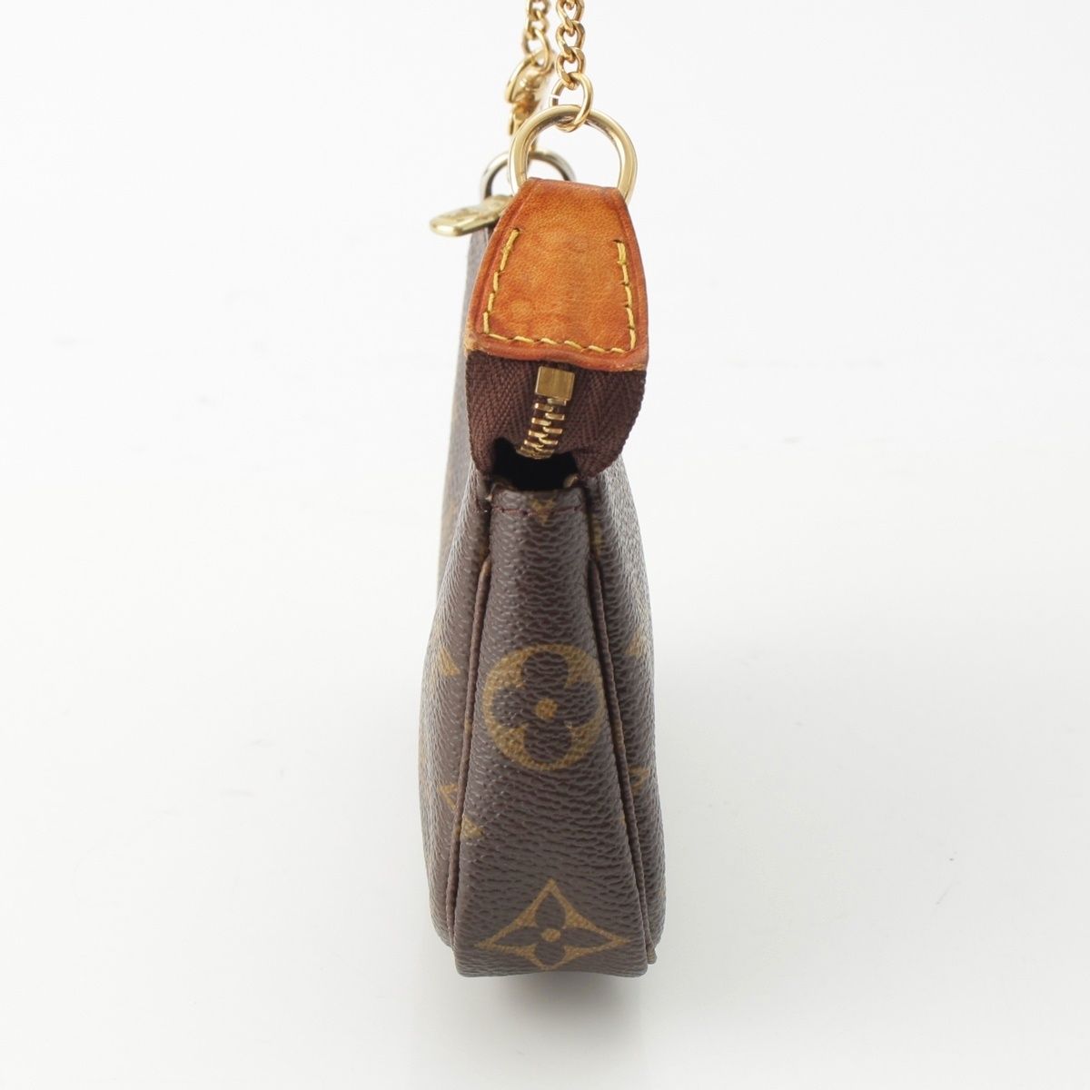 Louis Vuitton Mini Pochette Accessoires Monogram Pouch Brown — view 4