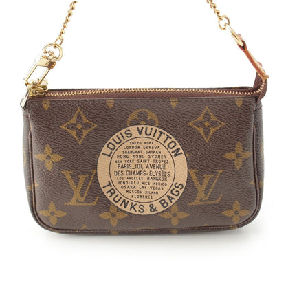 Louis Vuitton Mini Pochette Accessoires Monogram Pouch Brown — view 2
