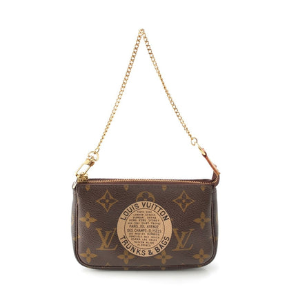 Louis Vuitton Mini Pochette Accessoires Monogram Pouch Brown