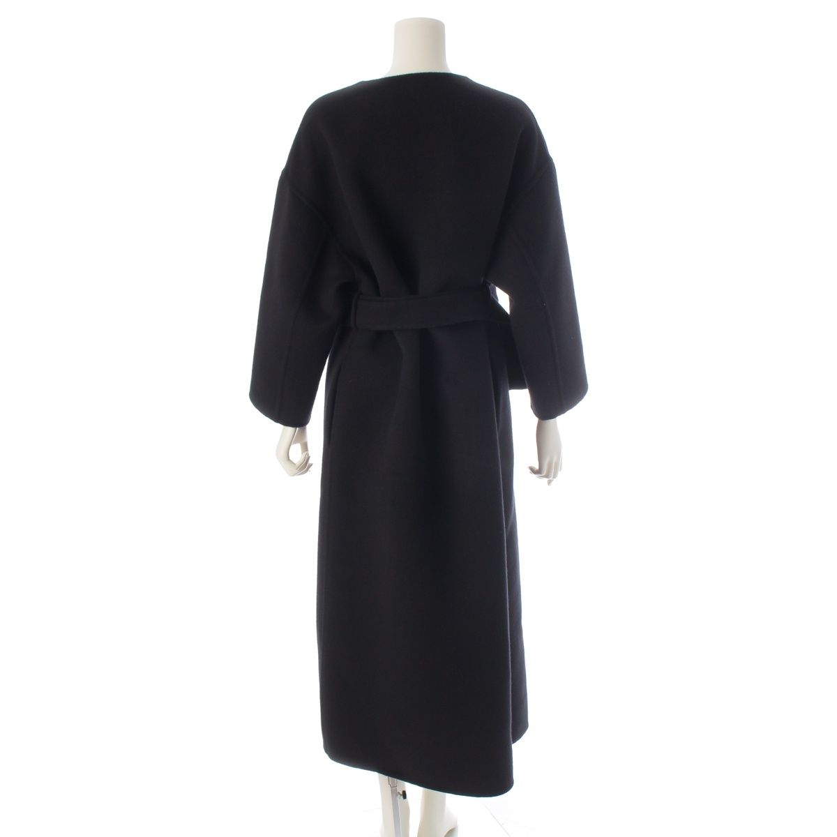 Dior Wool Silk Oblique Coat Black 36 — view 4