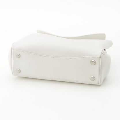Balenciaga Rodeo Small Leather 2-Way Handbag White — view 5