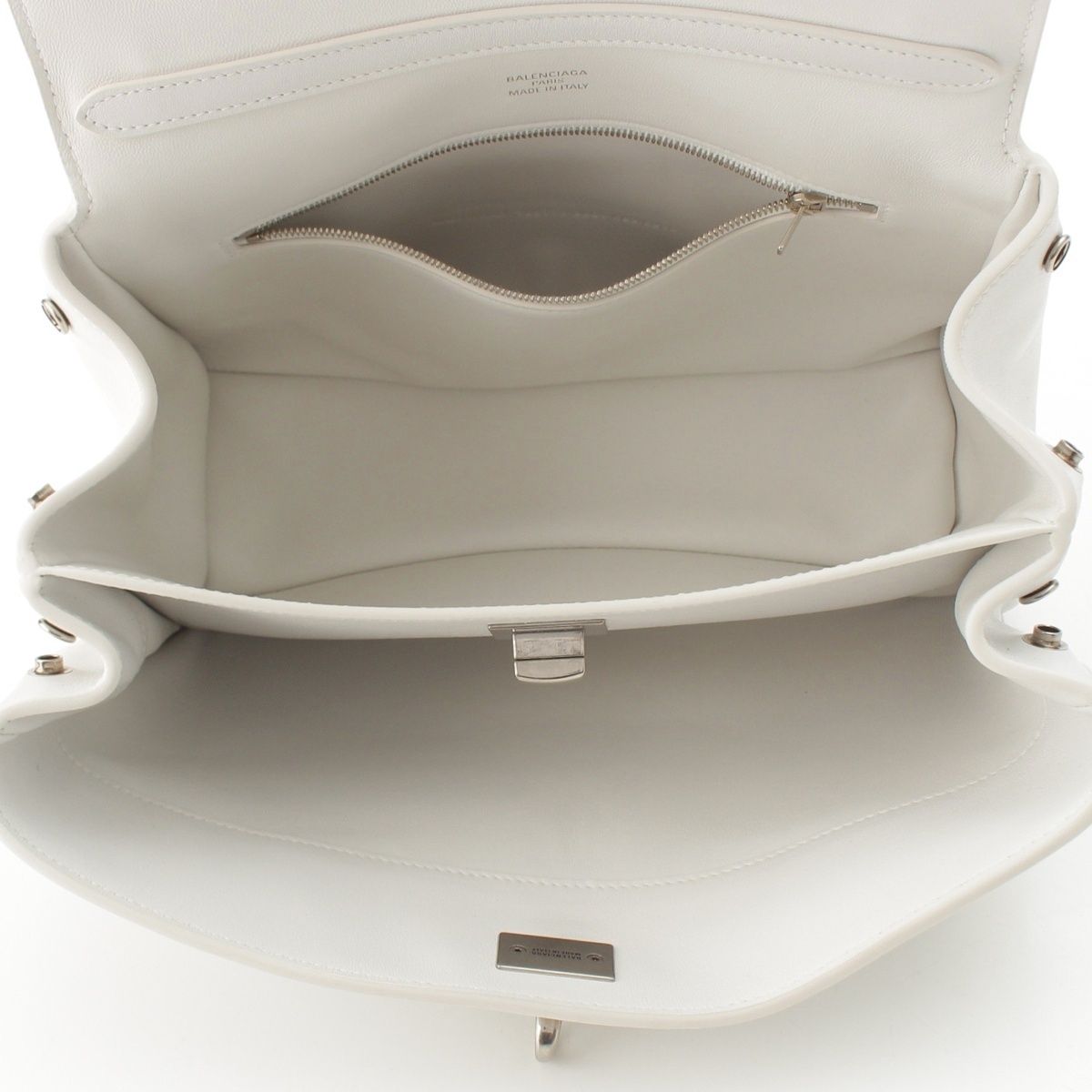Balenciaga Rodeo Small Leather 2-Way Handbag White — view 6