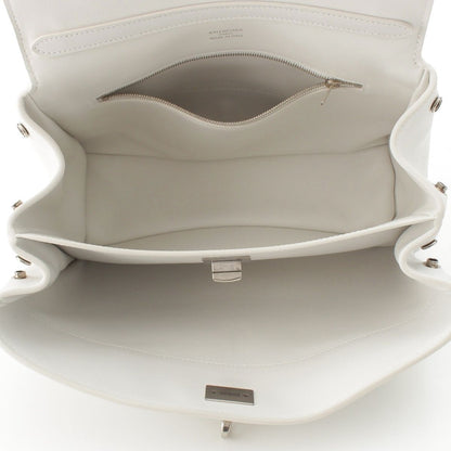 Balenciaga Rodeo Small Leather 2-Way Handbag White — view 6