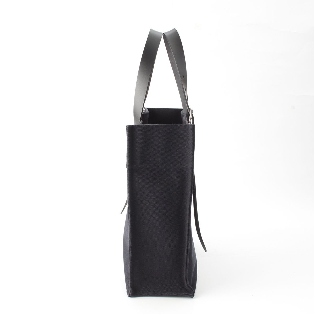 Hermes Etriviere 41 Wargoing Canvas Tadelakt Tote Black — view 3