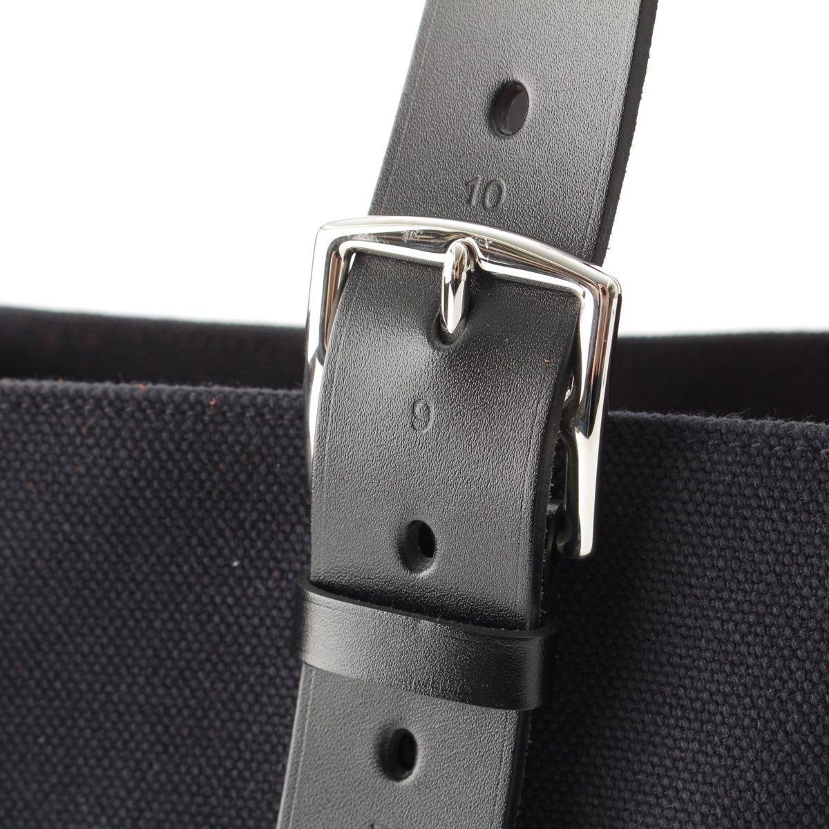 Hermes Etriviere 41 Wargoing Canvas Tadelakt Tote Black — view 7