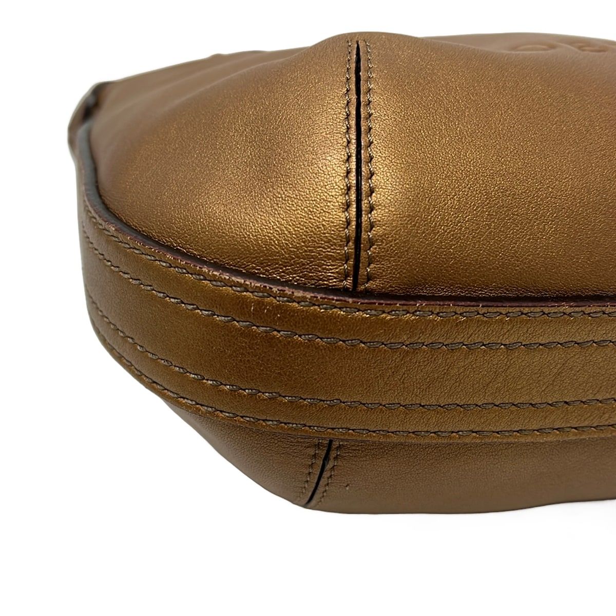 Loewe Handbag Fiesta Gold Leather — view 6