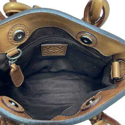 Loewe Handbag Fiesta Gold Leather — view 7