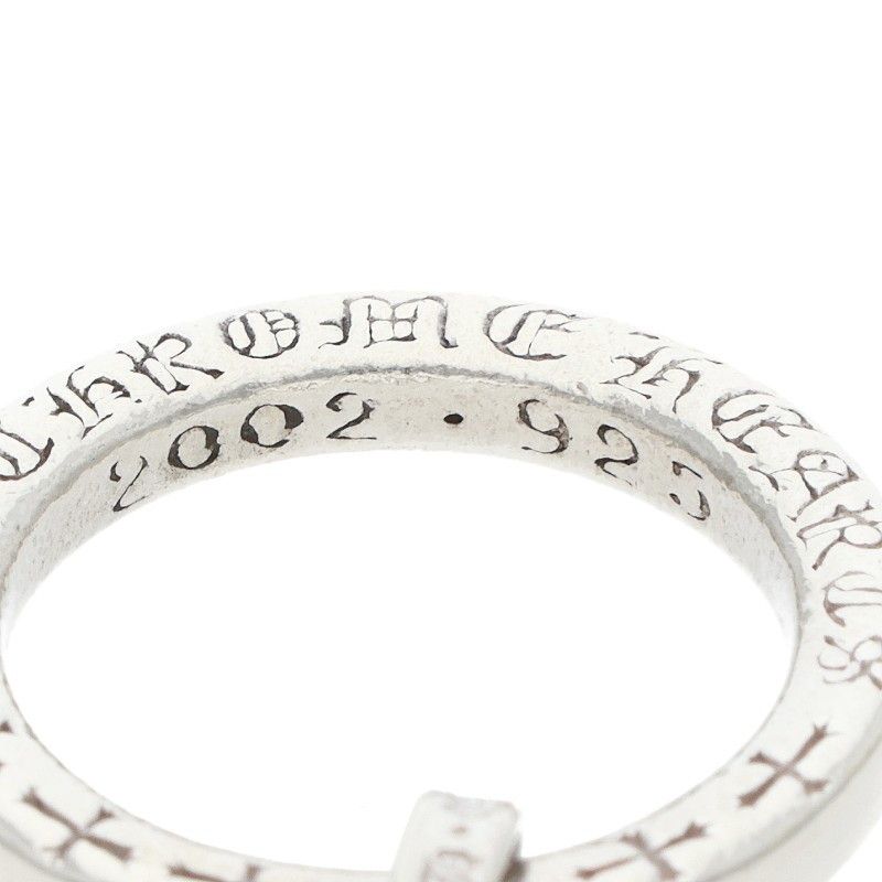 Chrome Hearts Ntfl Heart Motif Silver Ring — view 3