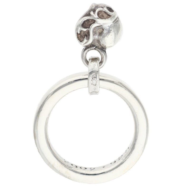 Chrome Hearts Ntfl Heart Motif Silver Ring — view 2