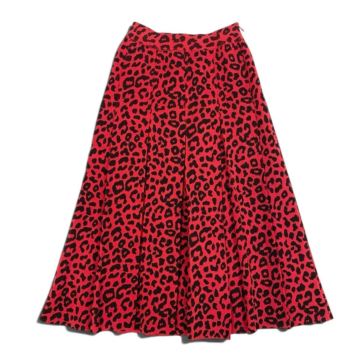 Gucci Ai3 Leopard Print Tucked Skirt Knit — view 2
