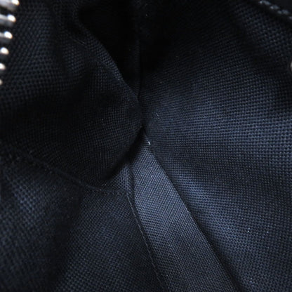 Gucci GG Supreme Waist Bag Black Leather Canvas — view 6