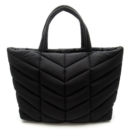 Saint Laurent Puffer Tote Nylon Black — view 4