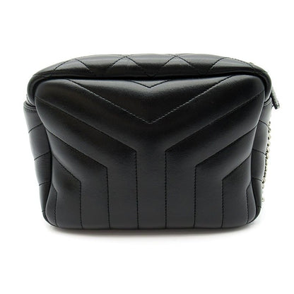 Saint Laurent Loulou Shoulder Bag Calfskin Black — view 4