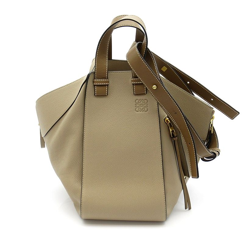 Loewe Hammock Small Soft Grain Calfskin Shoulder Bag Sand